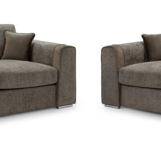 Valante Mocha Fabric 3+2 Sofa Set