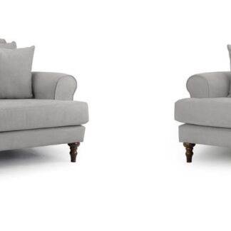 Vinson Grey Fabric 3+2 Sofa Set