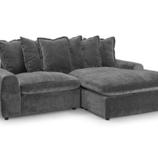 Lucius Grey Fabric Left Hand Facing Corner Sofa