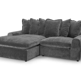 Lucius Grey Fabric Right Hand Facing Corner Sofa