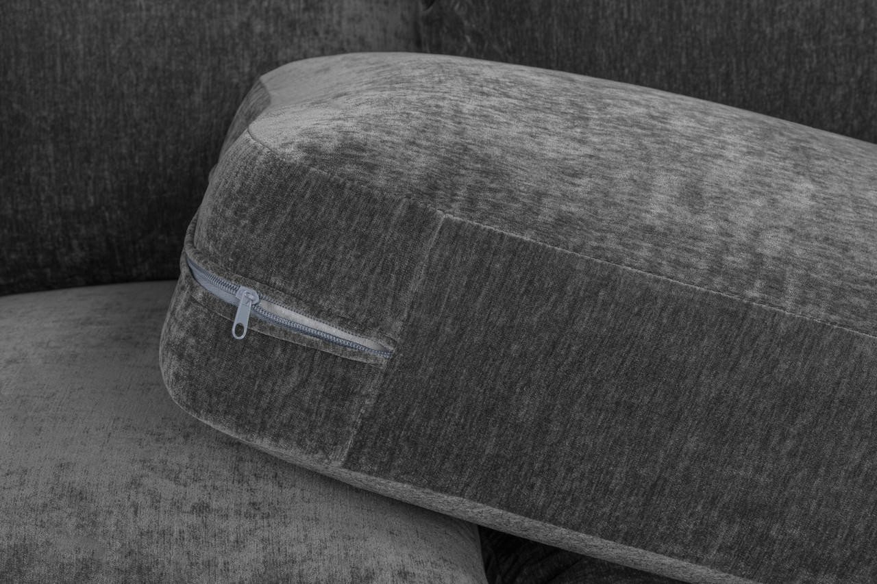 Lucius Grey Fabric Right Hand Facing Corner Sofa - Image 5