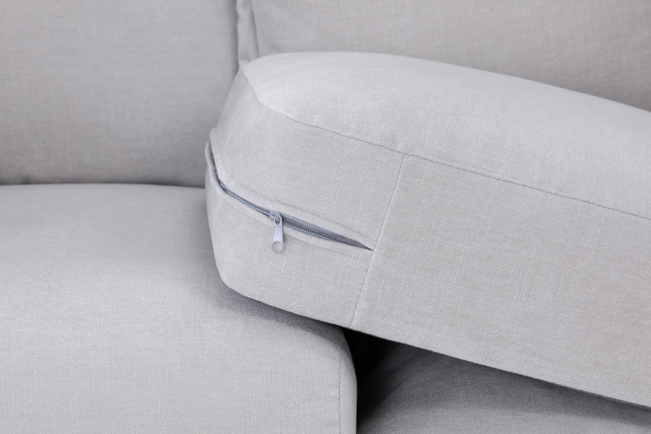Lucius Natural Fabric Left Hand Facing Corner Sofa - Image 6
