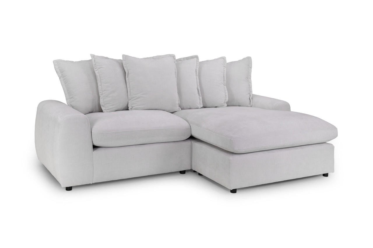 Lucius Natural Fabric Left Hand Facing Corner Sofa