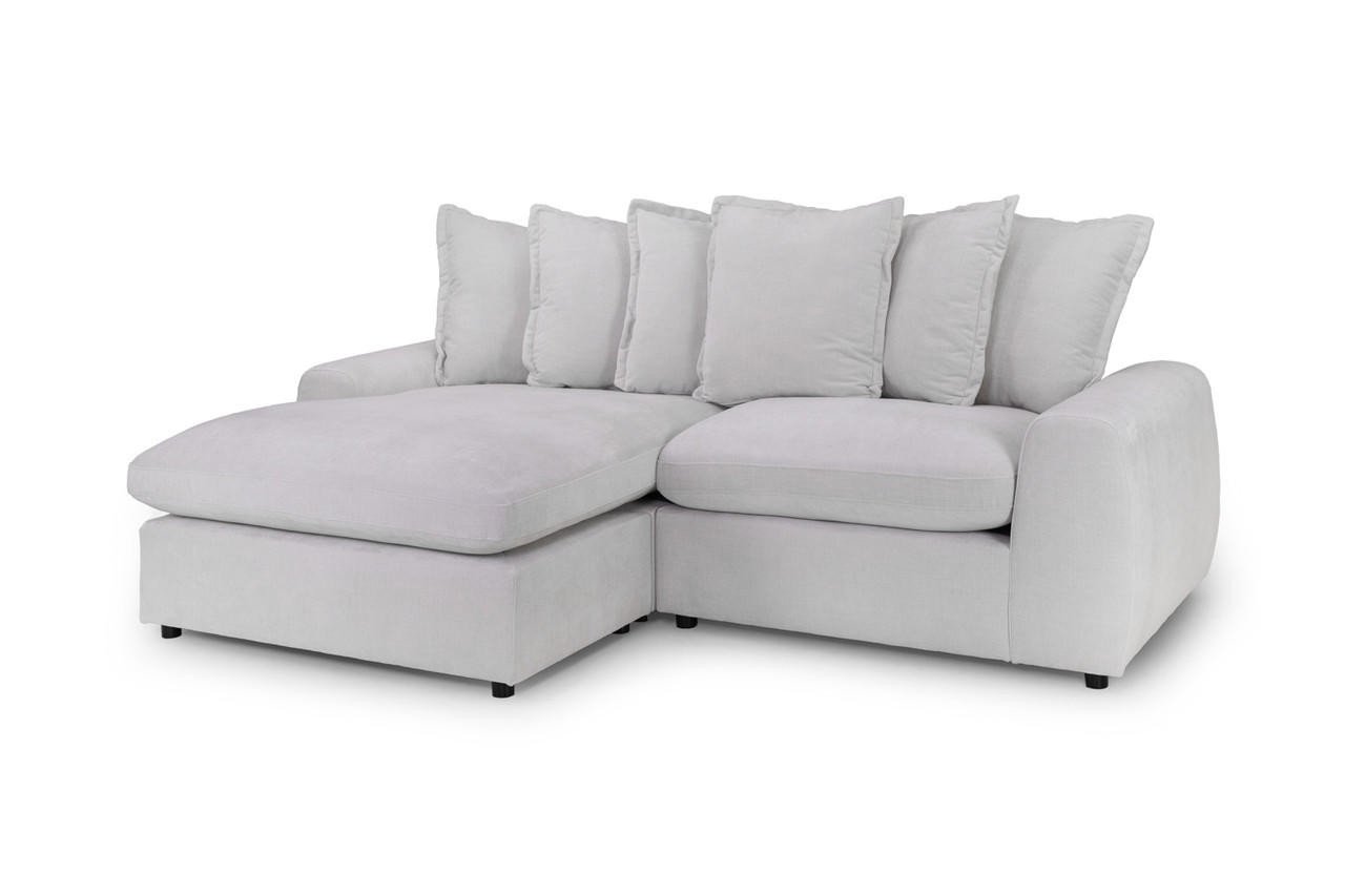 Lucius Natural Fabric Right Hand Facing Corner Sofa