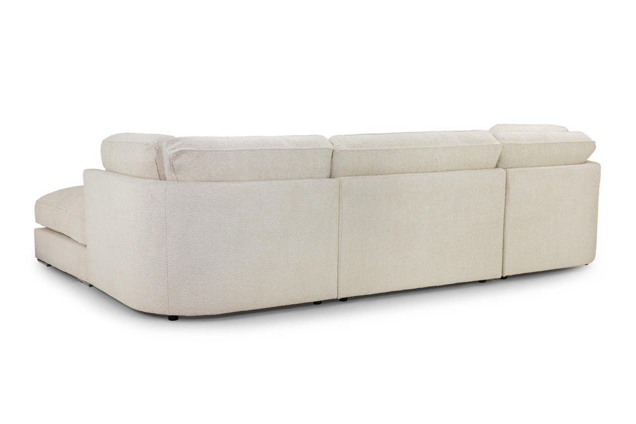 Bleu Beige Fabric Universal Corner Sofa - Image 3