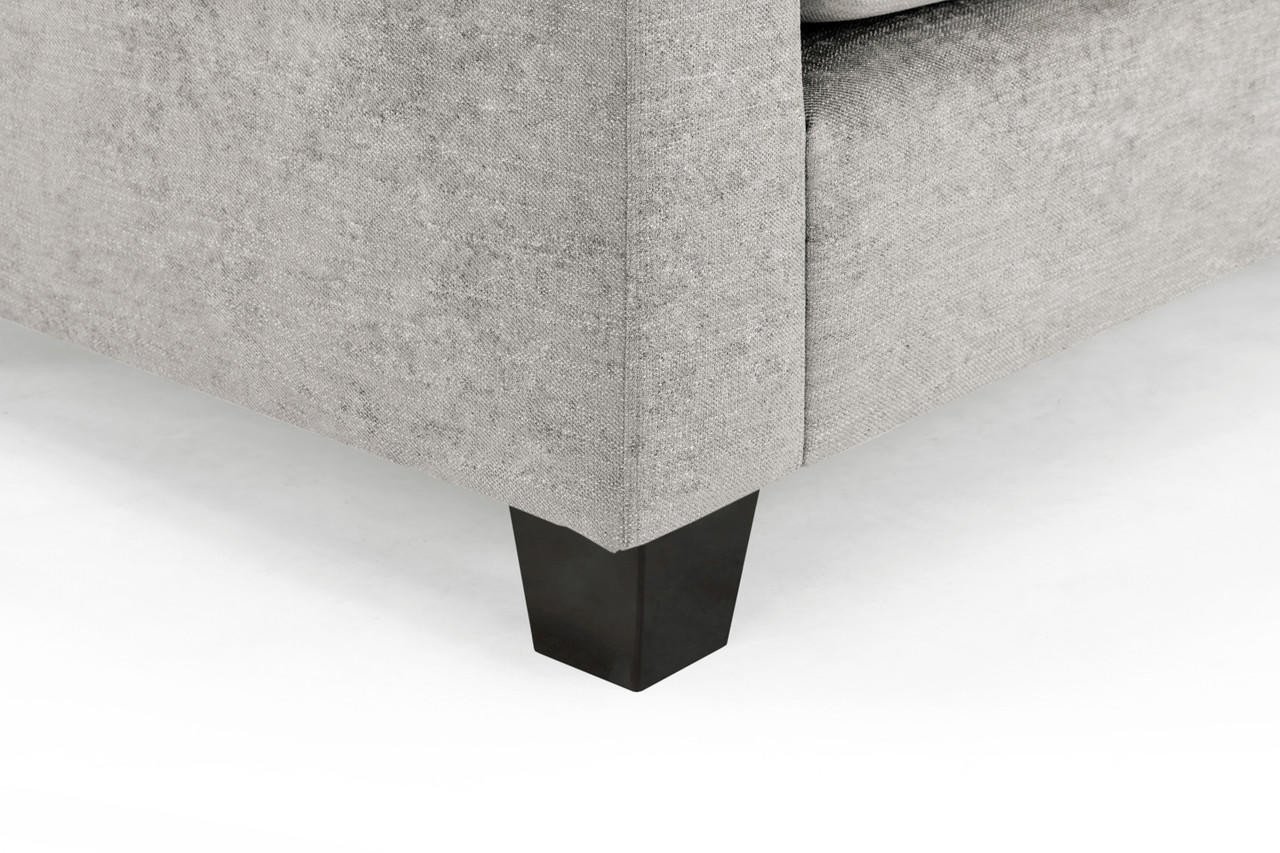 Aylin Grey Fabric Armchair - Image 2