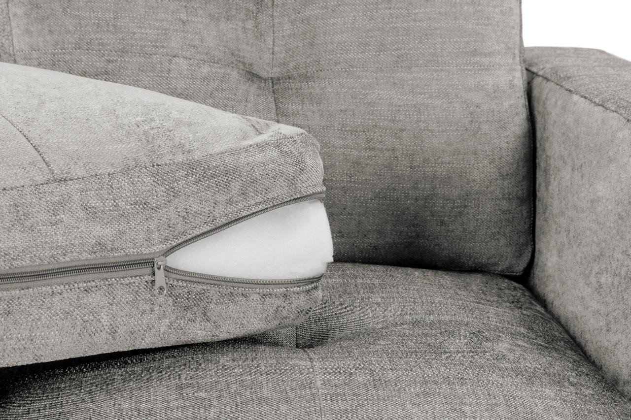 Aylin Grey Fabric Armchair - Image 3
