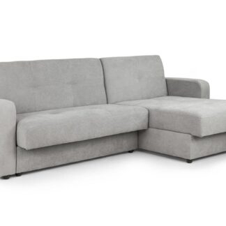 Jacque Grey Fabric Universal Corner Sofa Bed