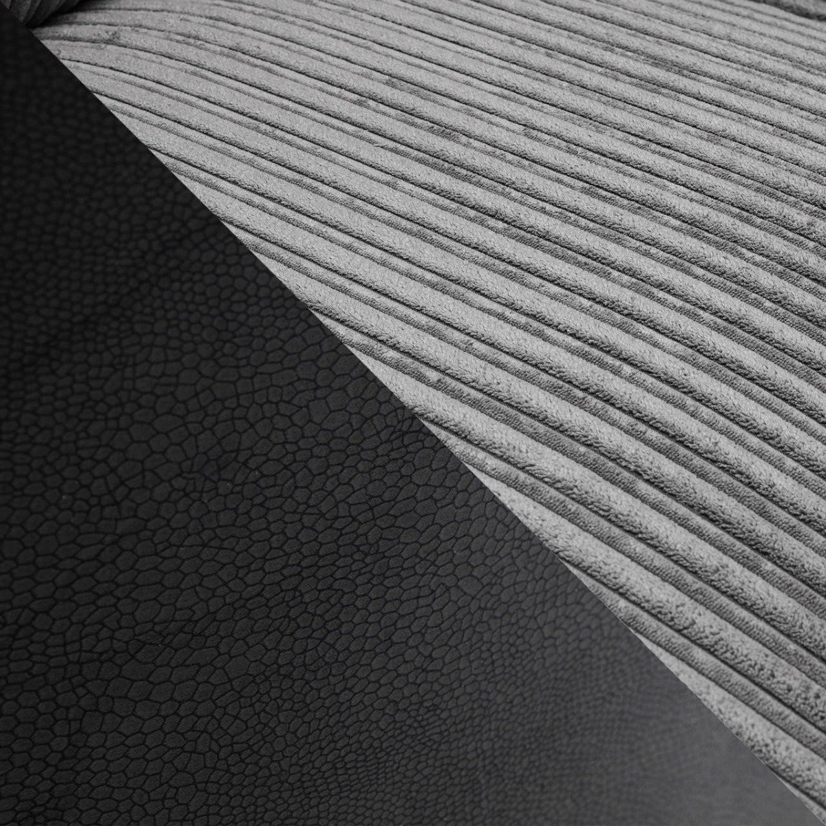 Horace Black and Grey Corner Sofa - Image 6