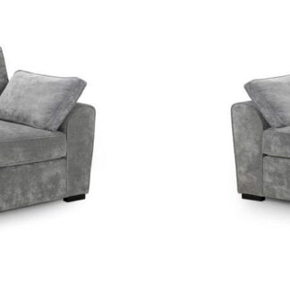 Lorcan Grey Fabric 3+2 Sofa Set
