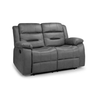 Cohen Grey Leather Electric Recliner 2 Seater Sofa