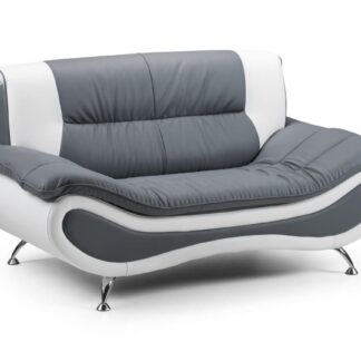 Cabello White and Grey 3 Seater Sofa