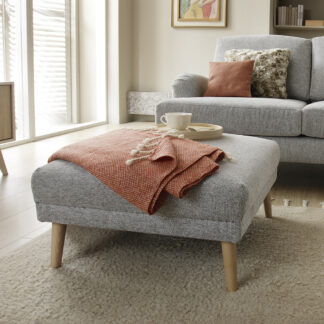 Ted Baker Harper Footstool in Light Grey
