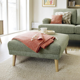 Ted Baker Harper Footstool in Pickle Green