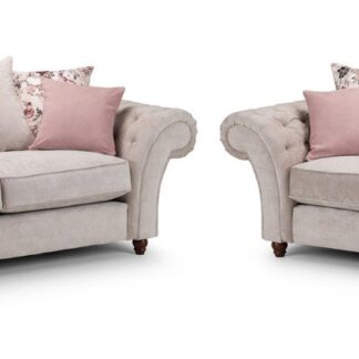 Zinc Beige Fabric 3+2 Sofa Set