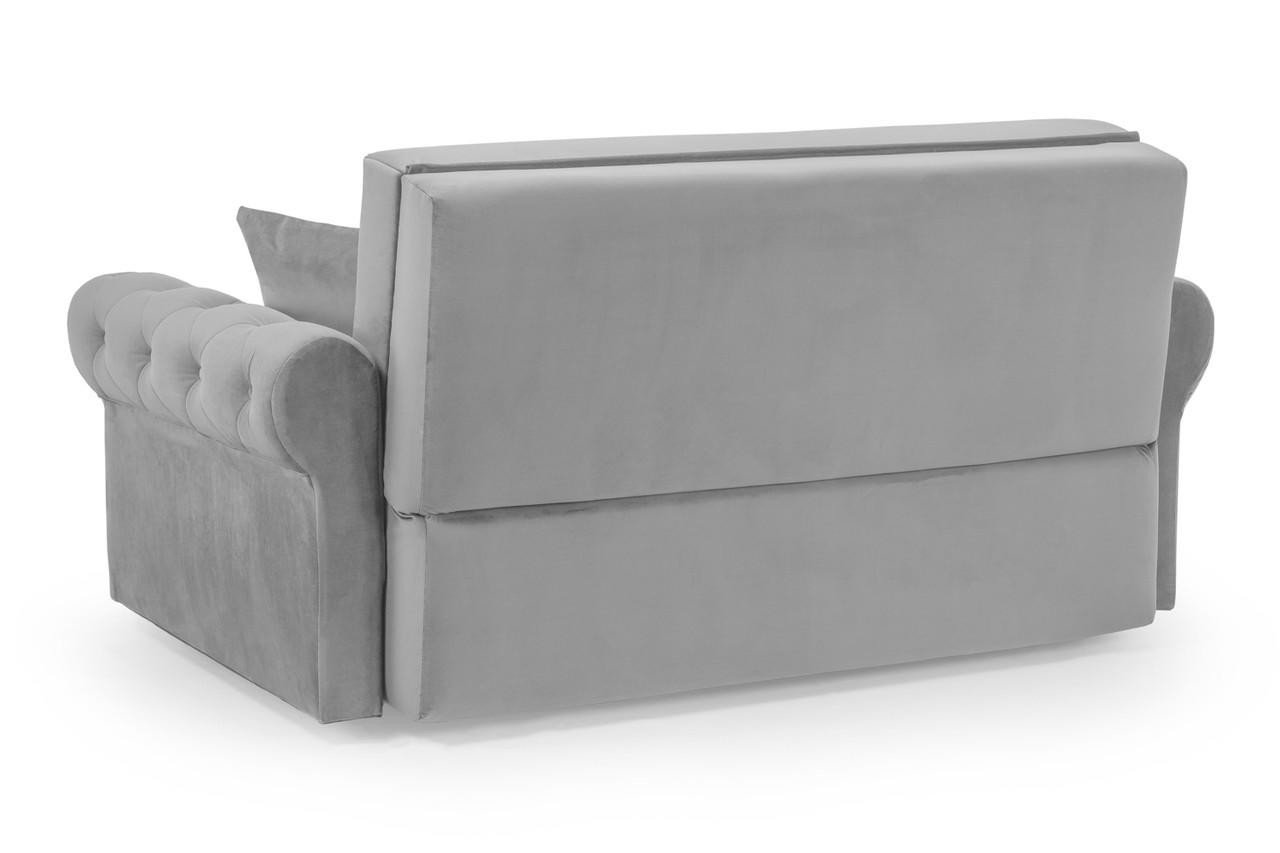 Cherished Plush Grey 2 Seater Sofa Bed - Image 2