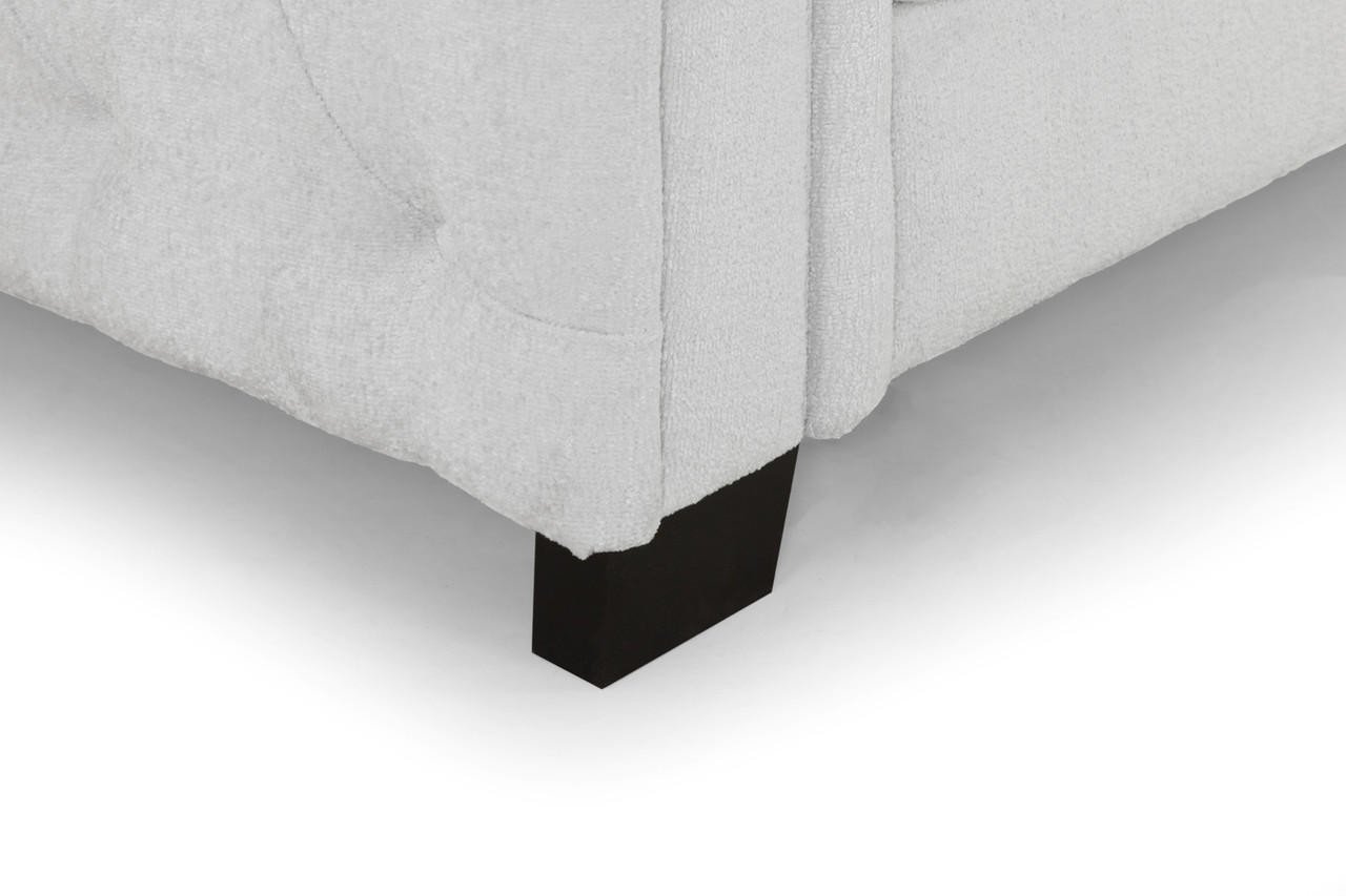 Ambrose Light Grey Fabric 4 Seater Sofa - Image 7