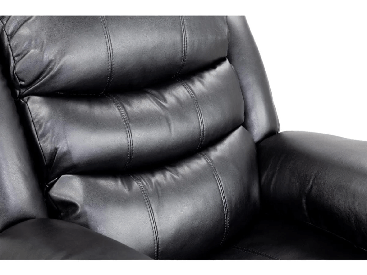 Highgate Black Leather Recliner Armchair - Image 5