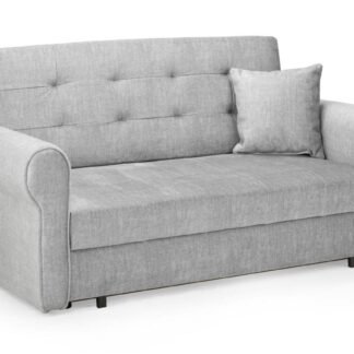 Ronan Grey Fabric 2 Seater Sofa Bed