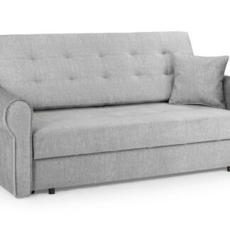 Ronan Grey Fabric 3 Seater Sofa Bed