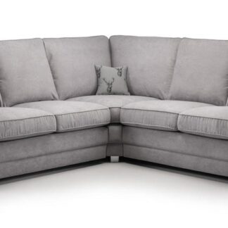 Dukes Fullback Grey Fabric Large Corner Sofa