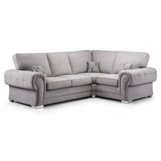 Dukes Fullback Grey Fabric Right Hand Facing Corner Sofa