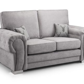 Dukes Fullback Grey Fabric 2 Seater Sofa
