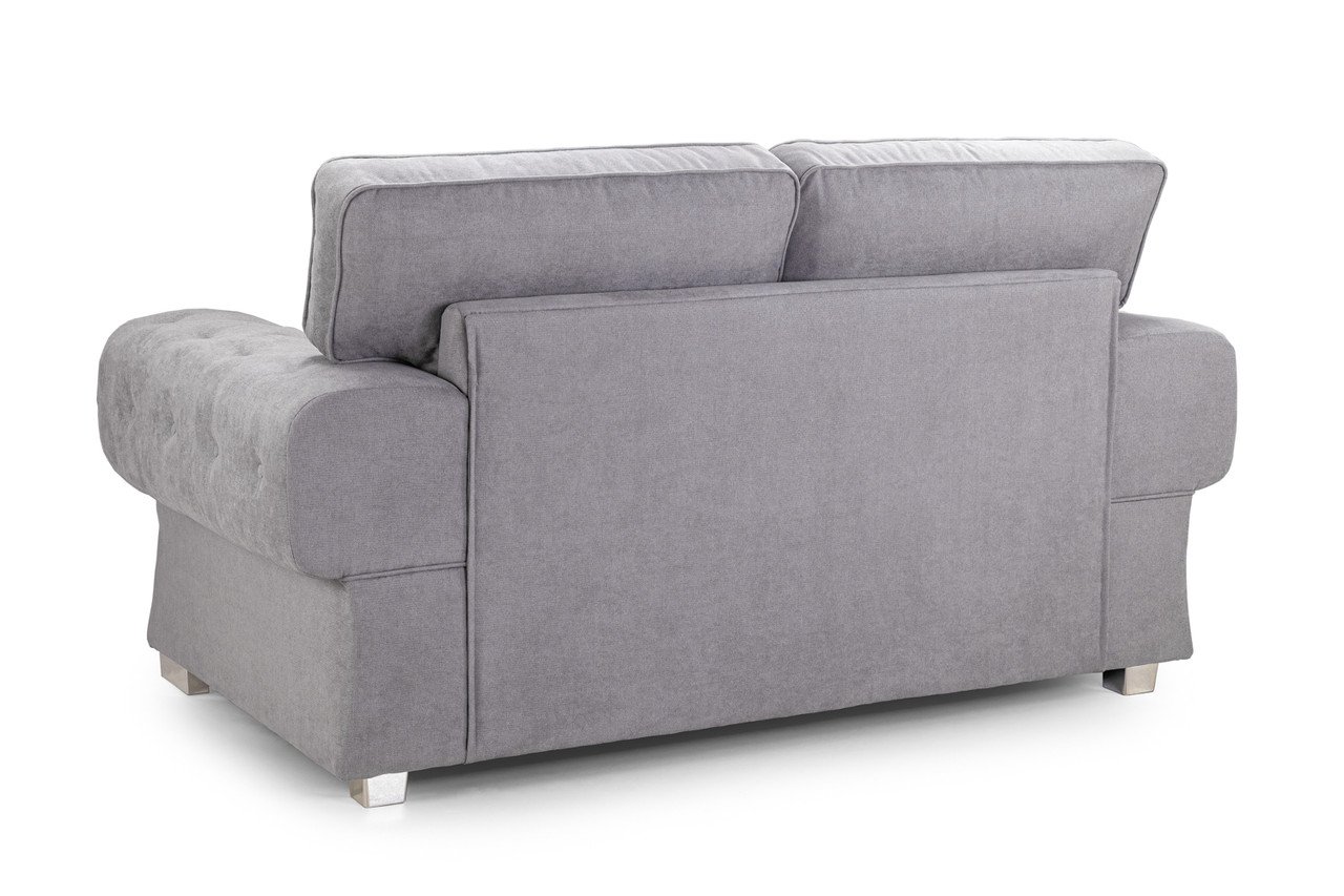 Dukes Fullback Grey Fabric 2 Seater Sofa - Image 2