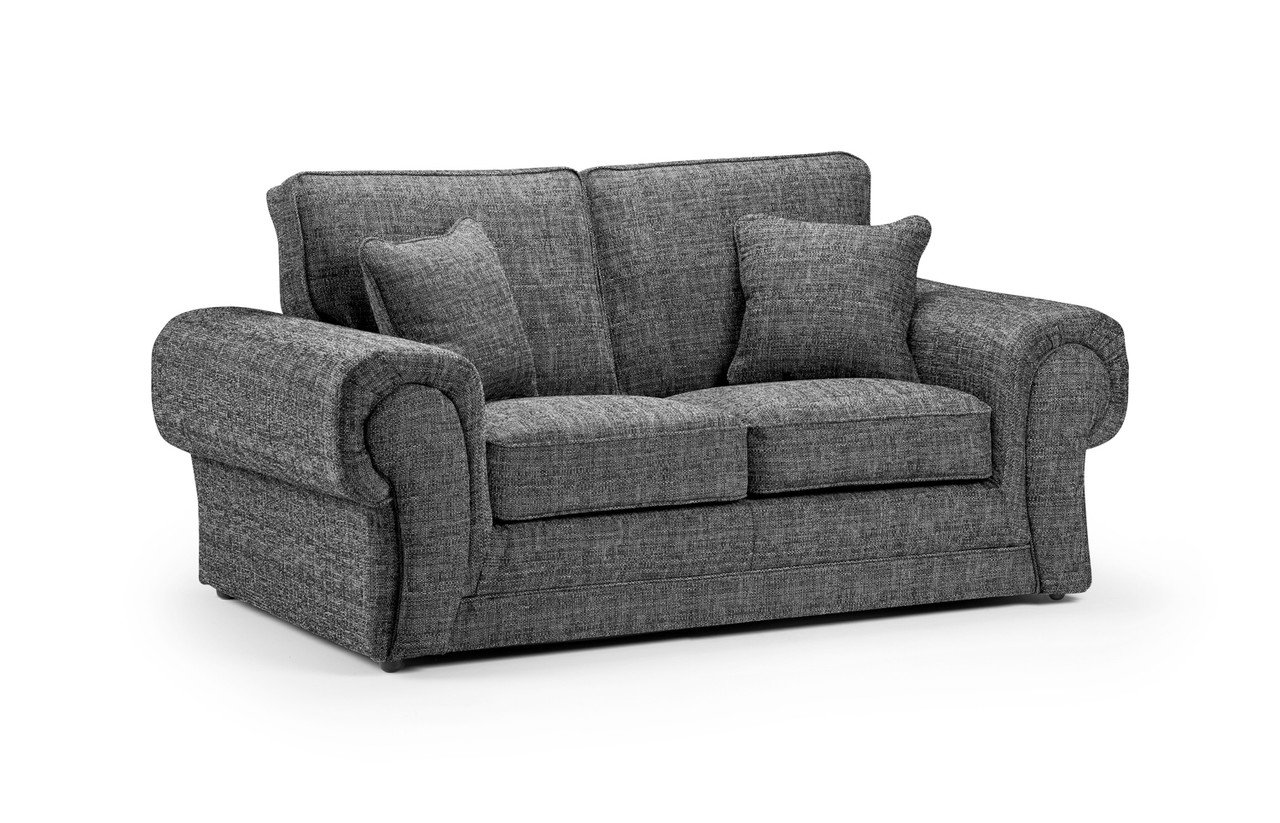 Gather Grey Fabric 2 Seater Sofa