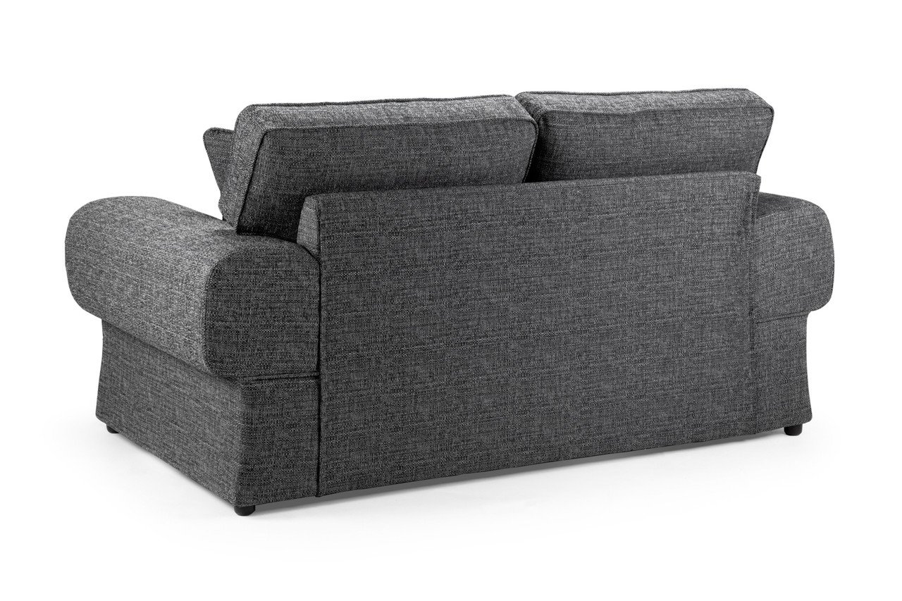 Gather Grey Fabric 2 Seater Sofa - Image 2