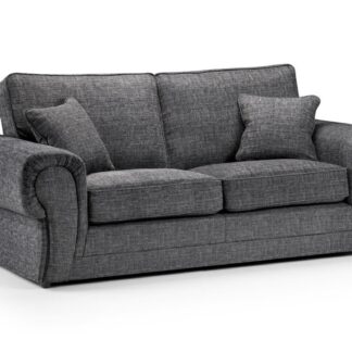 Gather Grey Fabric 3 Seater Sofa