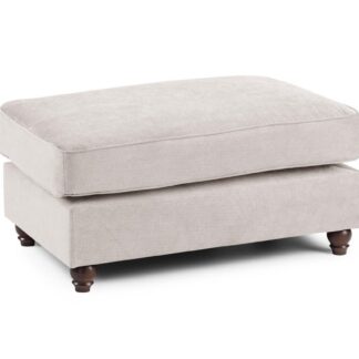 Mossley Fullback Stone Fabric Footstool