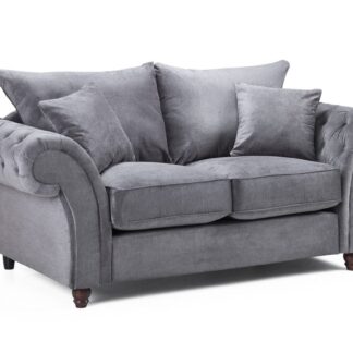 Mossley Fullback Grey Fabric 2 Seater Sofa