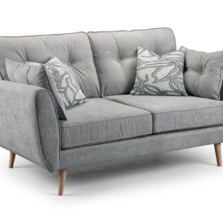 Harlan Grey Fabric 2 Seater Sofa