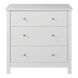 Florence 3 drawer chest in White