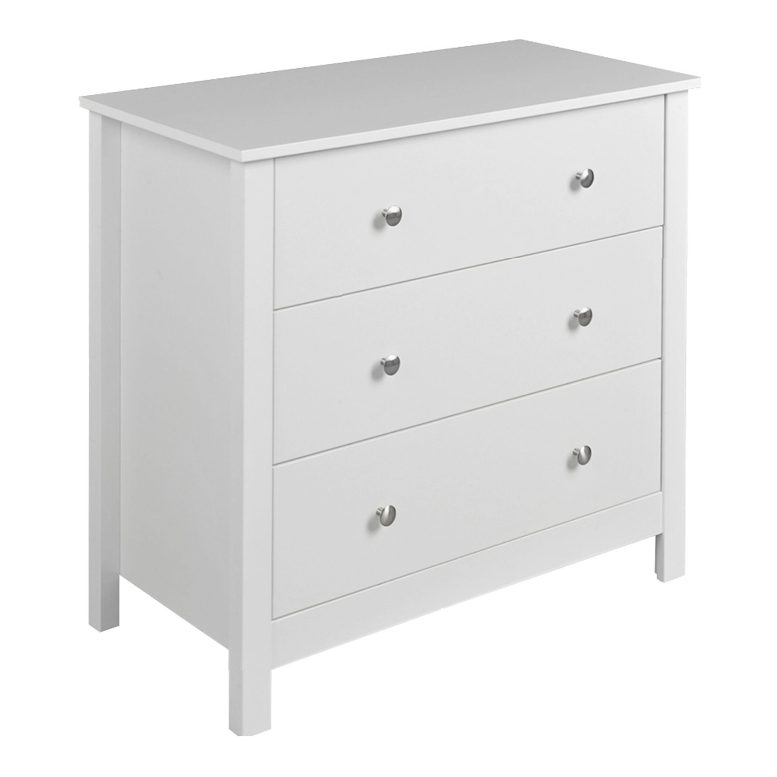 Florence 3 drawer chest in White - Image 2