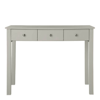 Florence 3 drawer Dressing Table in Soft Grey