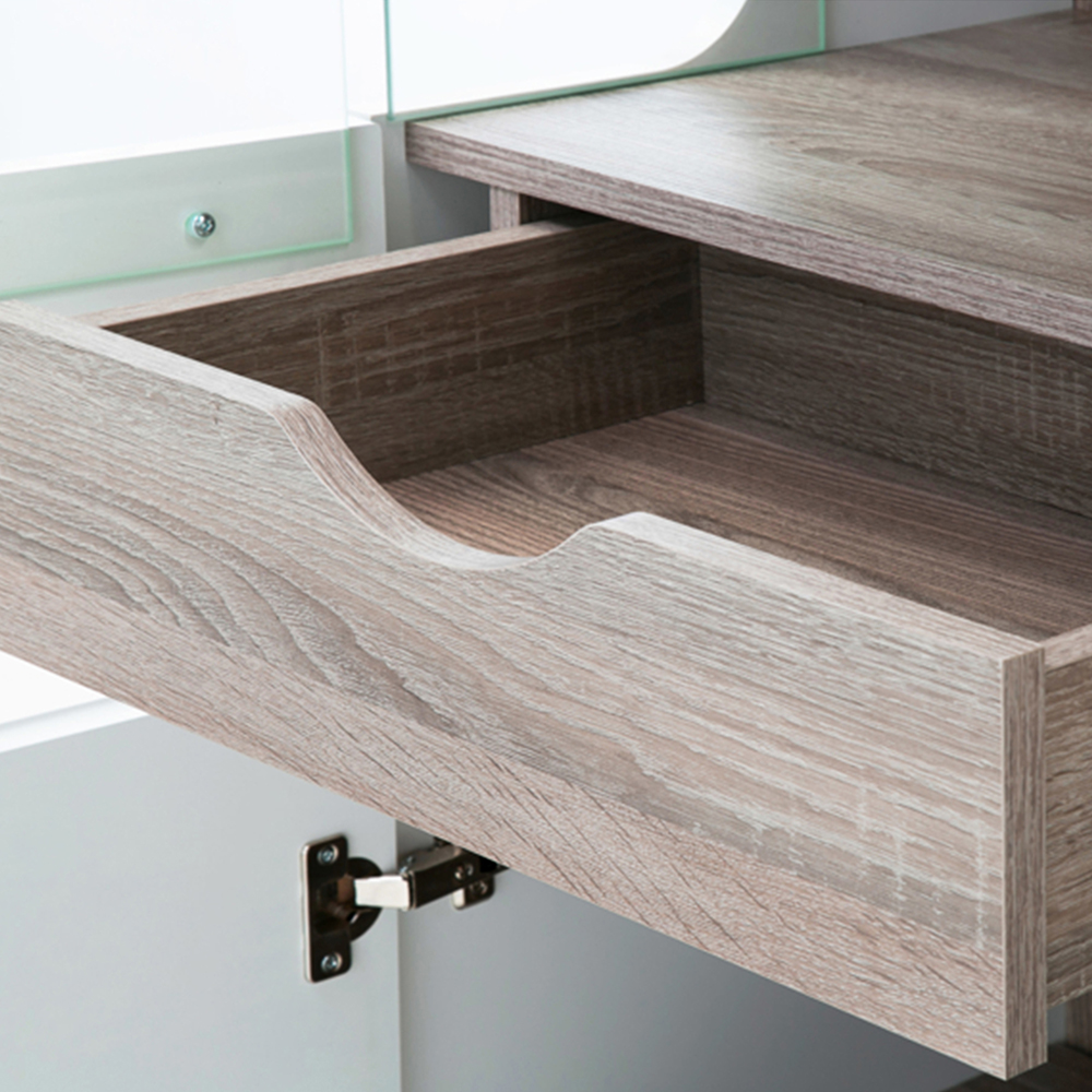 Chelsea Tall Glazed Wide Display unit (RHD) - Image 6