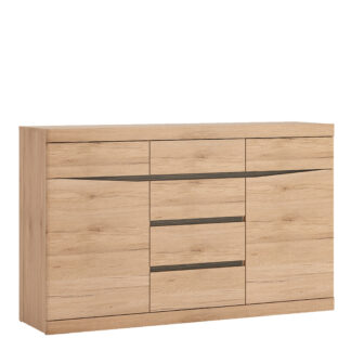 Kensington Living 2 door 3+3 drawer sideboard in Oak