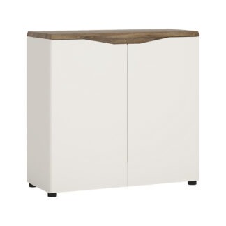 Toledo 2 door sideboard in White and Oak
