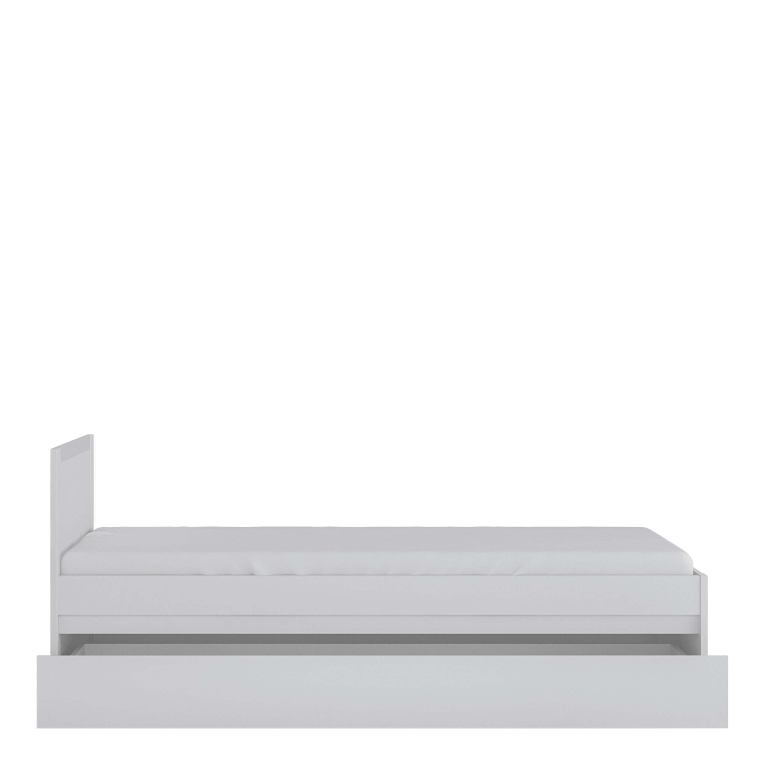 Novi 90cm Bed in Alpine White - Image 2