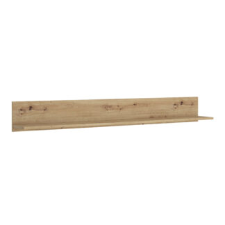 Luci 160 cm wall shelf in White and Oak