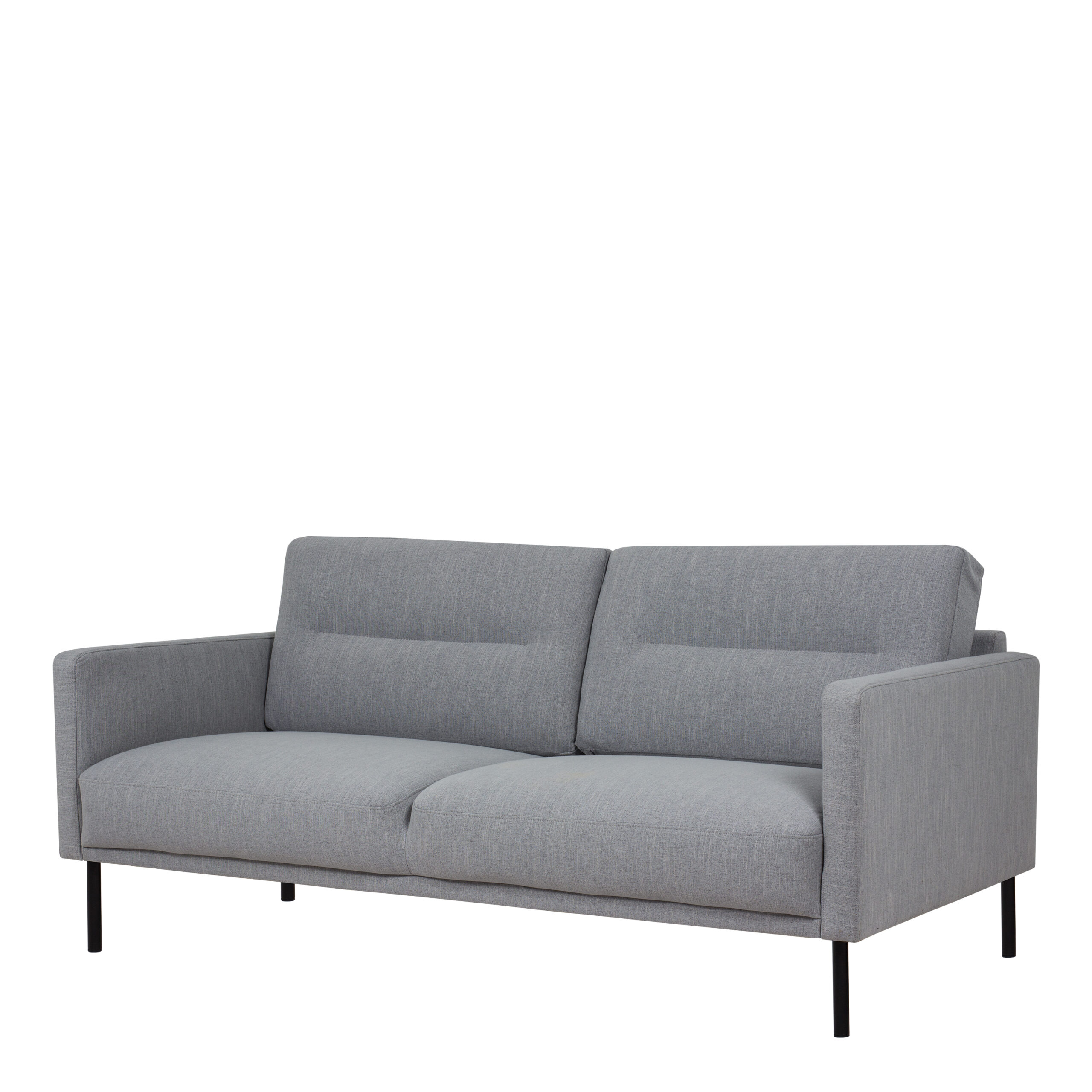 Larvik 2.5 Seater Sofa - Grey, Black Legs - Image 2