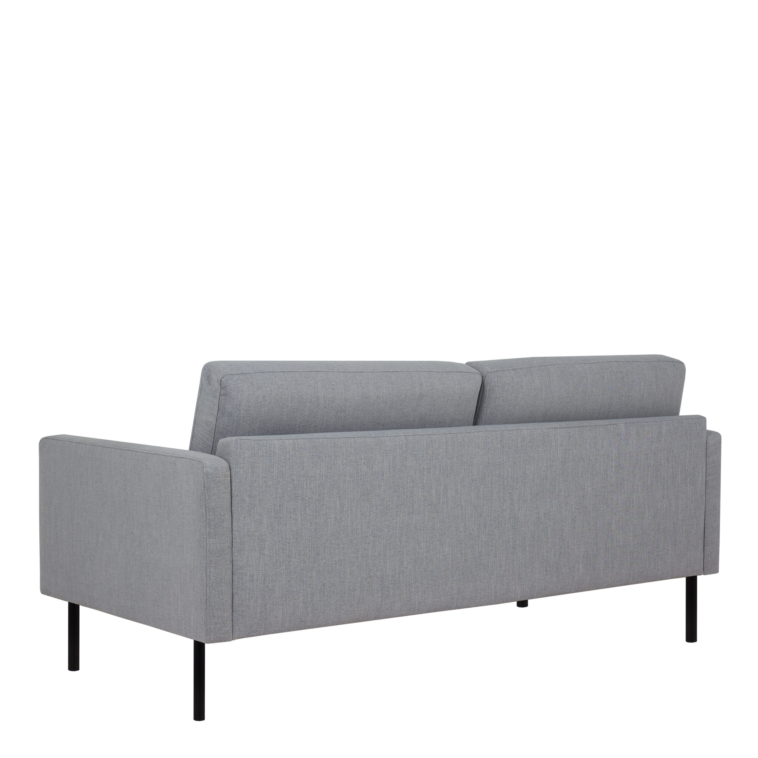 Larvik 2.5 Seater Sofa - Grey, Black Legs - Image 3