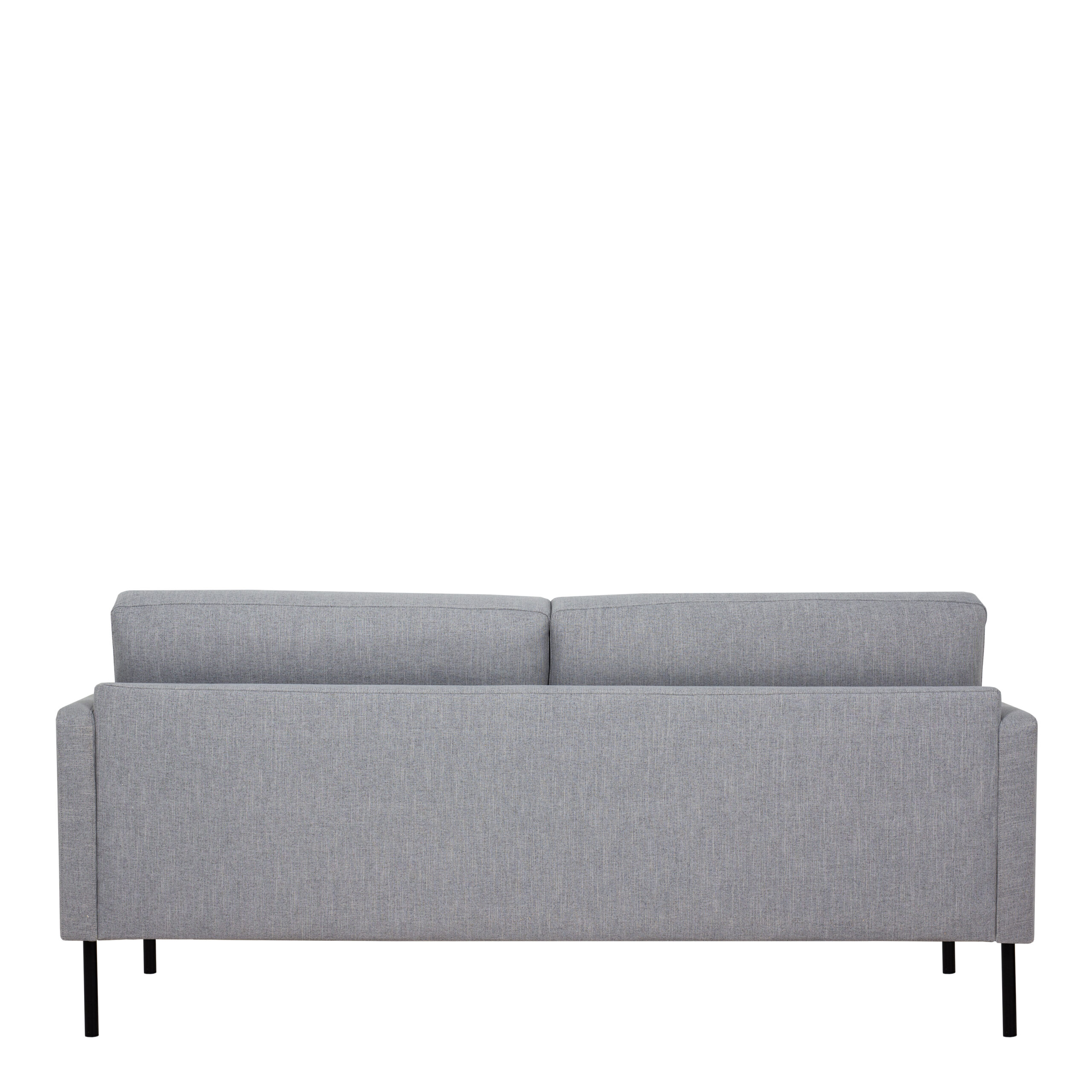 Larvik 2.5 Seater Sofa - Grey, Black Legs - Image 4