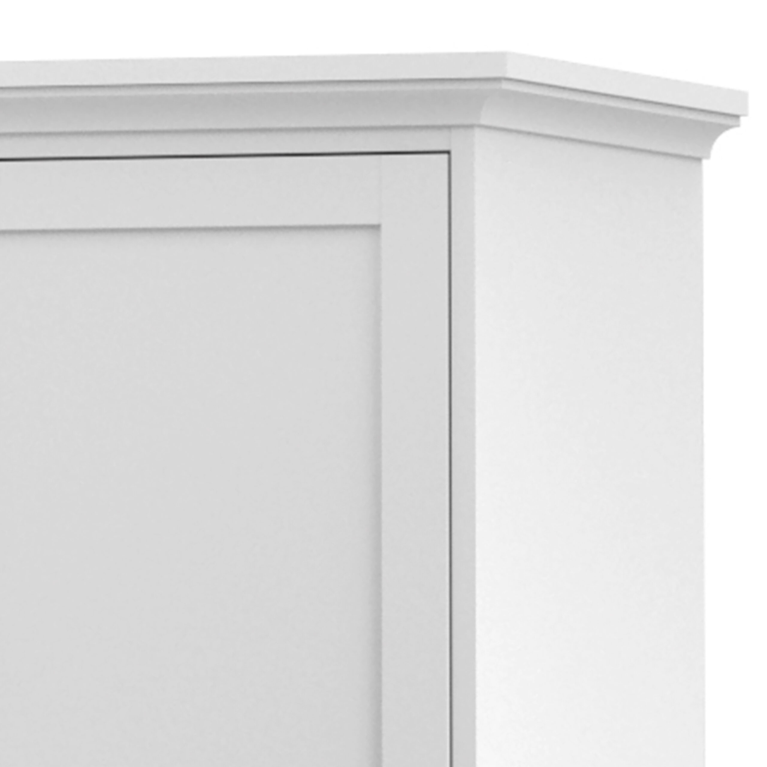 Paris Wardrobe with 3 Doors in White - Image 11