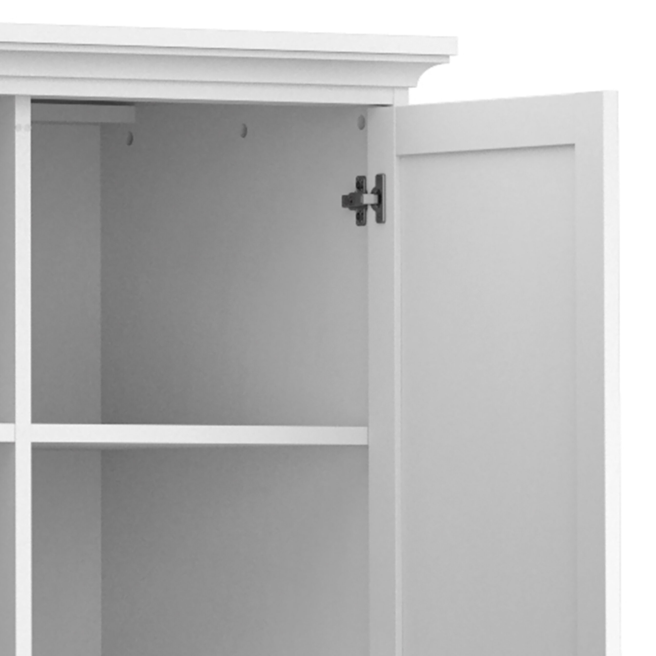 Paris Wardrobe with 3 Doors in White - Image 12