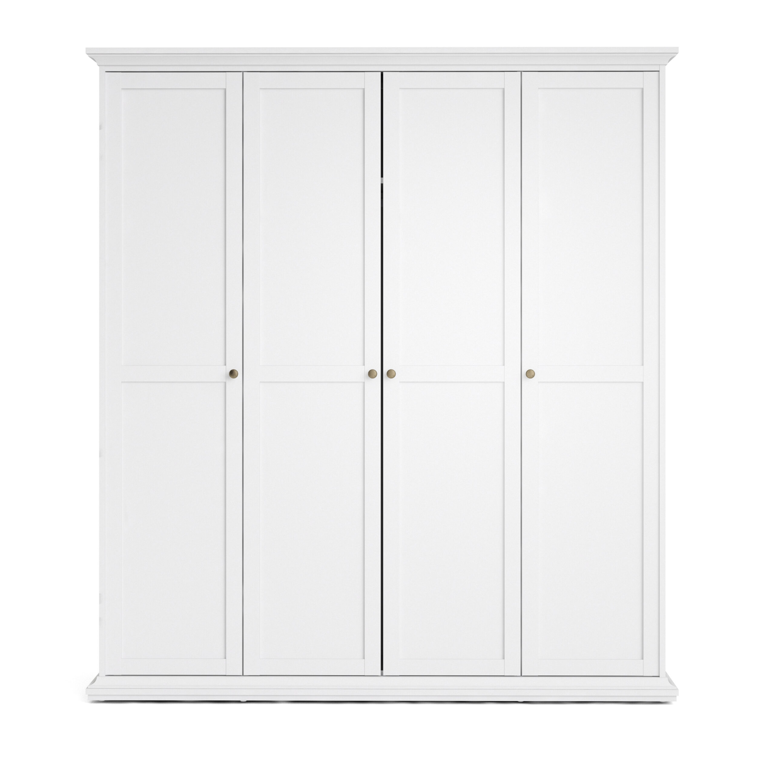 Paris Wardrobe with 4 Doors in White - Image 2