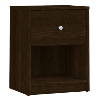 May Bedside 1 Drawer in Coffee