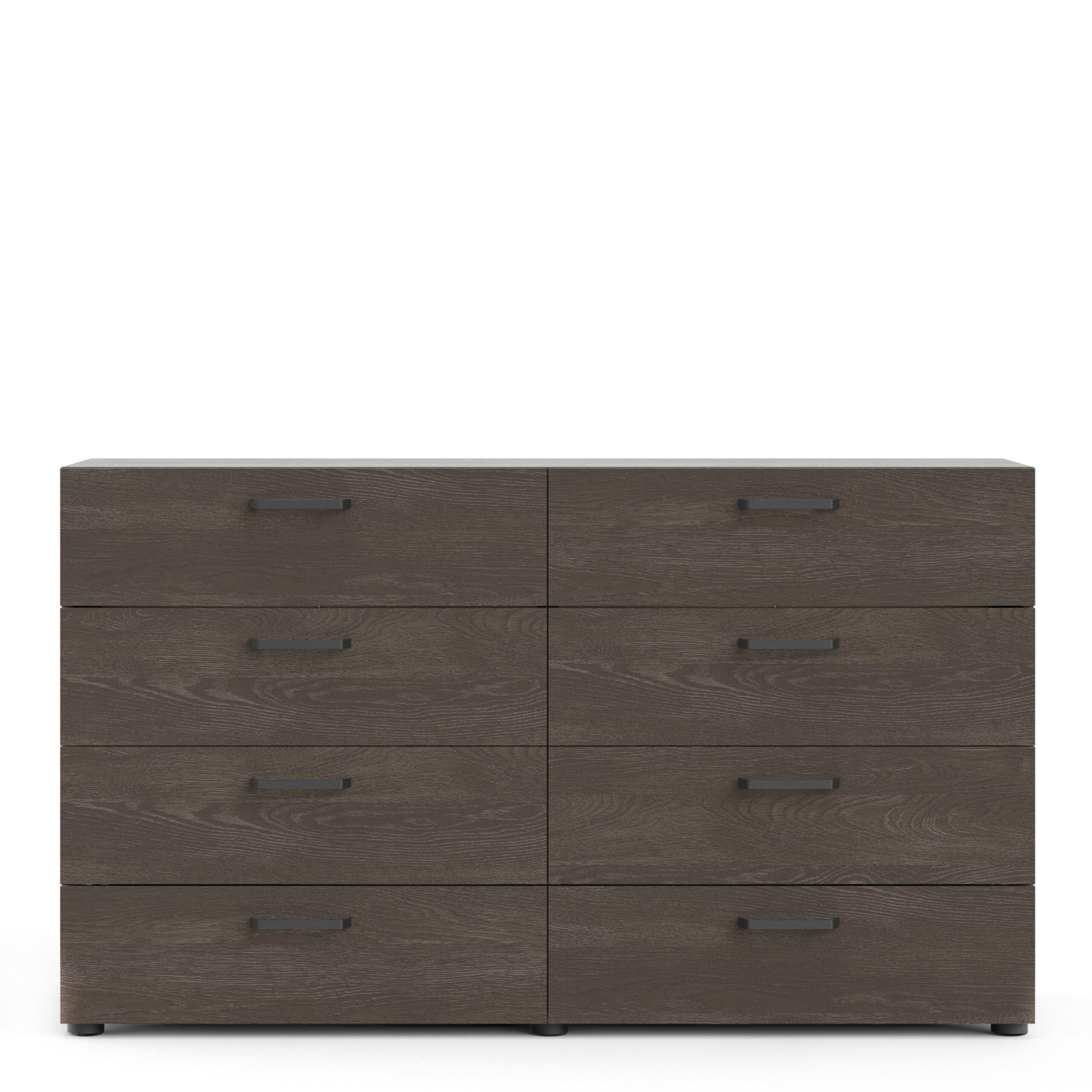 Dallas Double dresser 8 drawers Rovere Gessato Dark Oak - Image 2